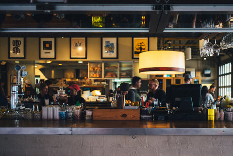 a bar serving alcohol free