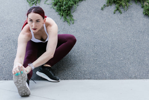 woman getting fit