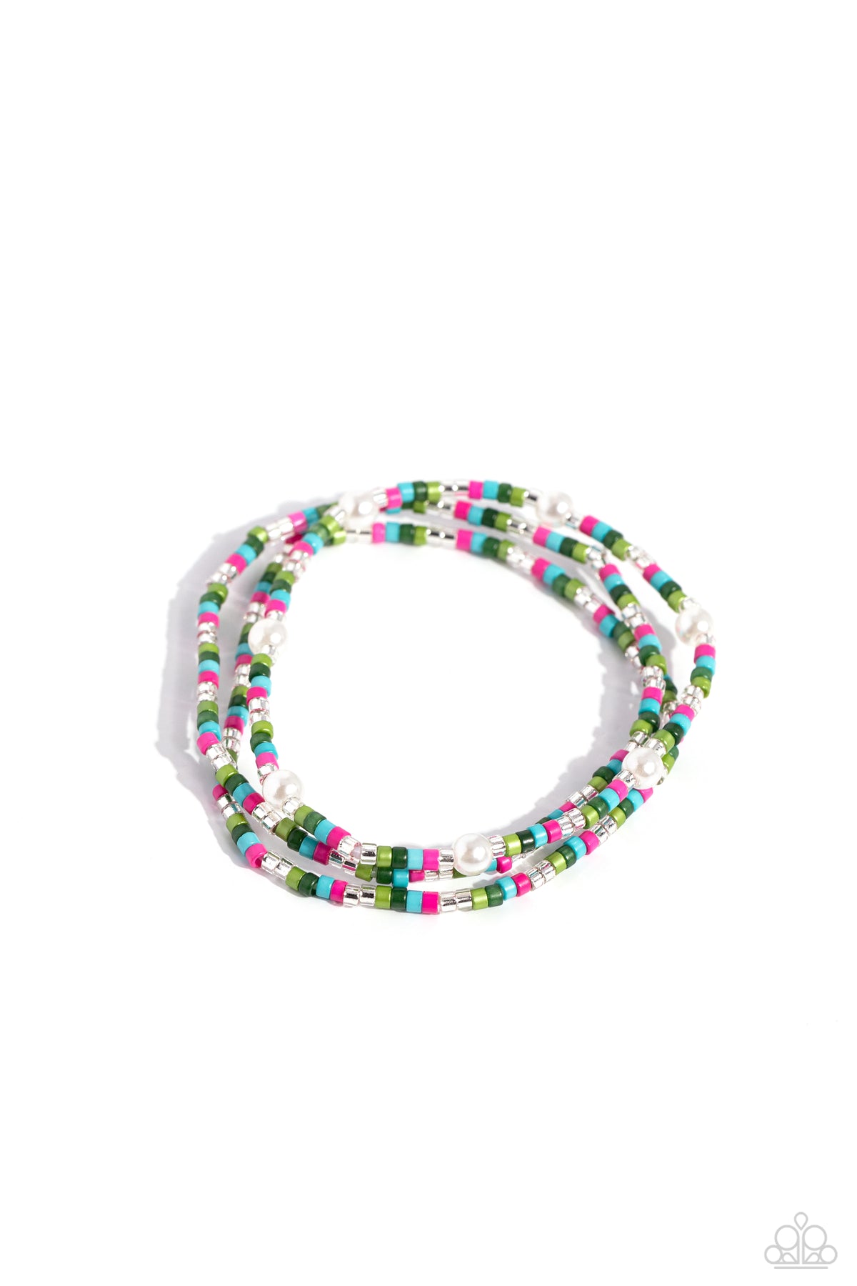 Multi Color Seed Bead Stretch Bracelets – Stones + Paper