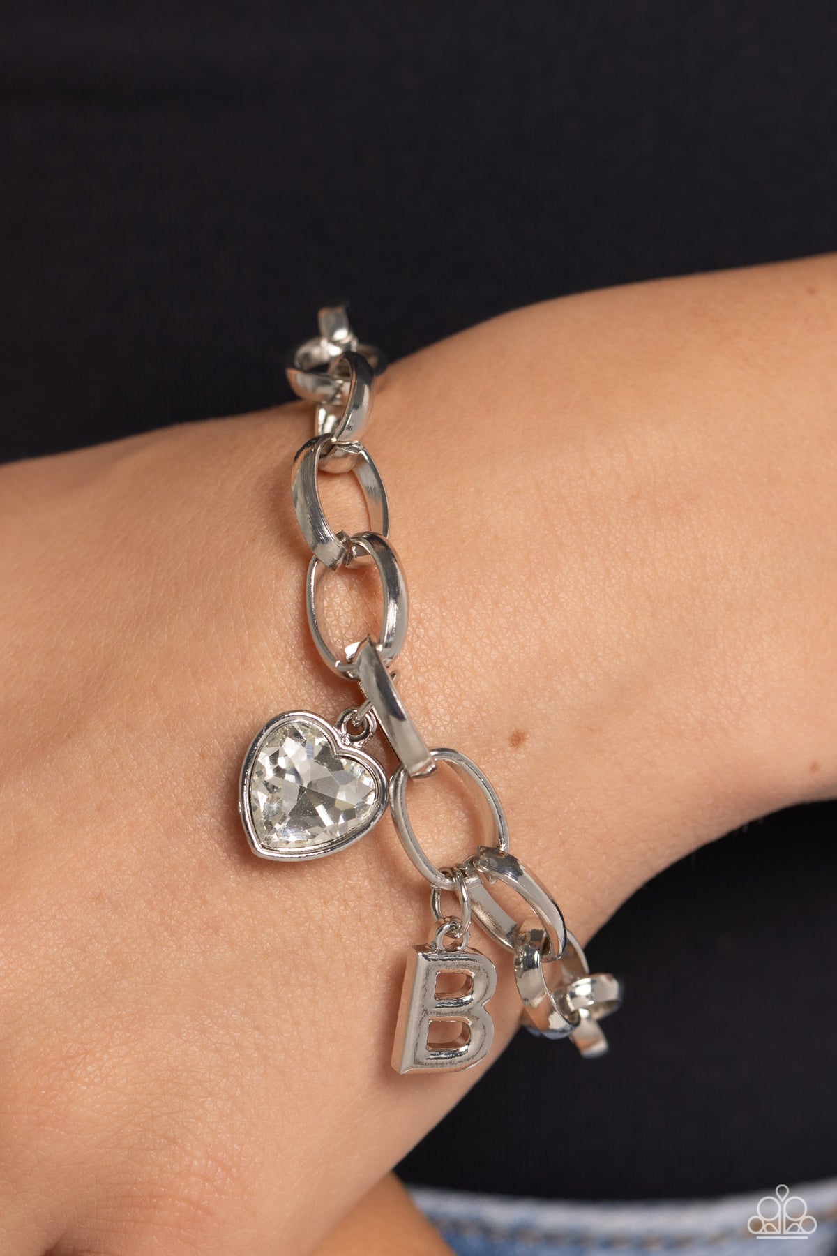 Guess Charm Bracelet Watch Women Silver Tone Pink Heart Shaped |  WatchCharts Marketplace