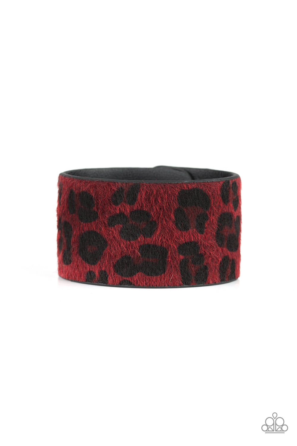 leopard print with red accessories