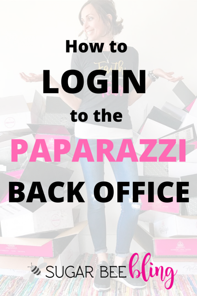 how to login to the paparazzi back office