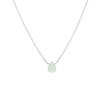 Aqua Chalcedony Necklace - Aurina Ltd