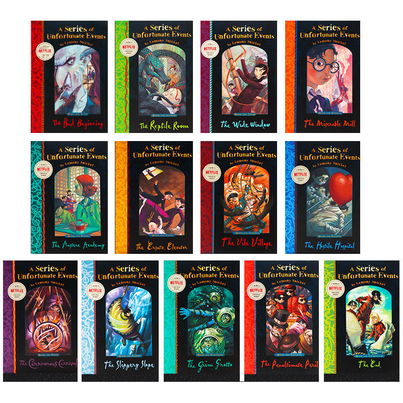 69 List A Series Of Unfortunate Events Collection 13 Books Hardback from Famous authors