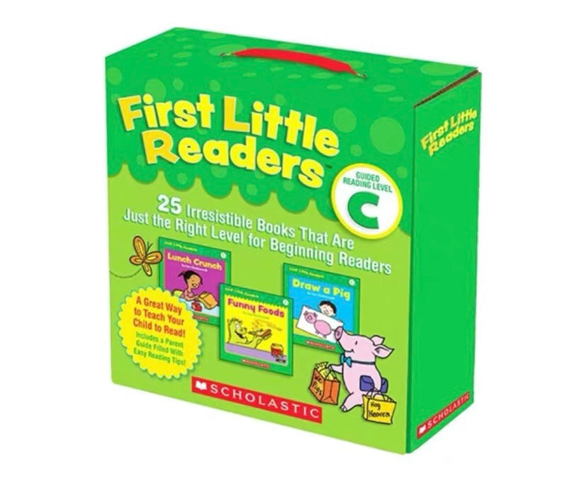 Point-to-read version First Little Readers ABCDEF 5 boxes 116 books