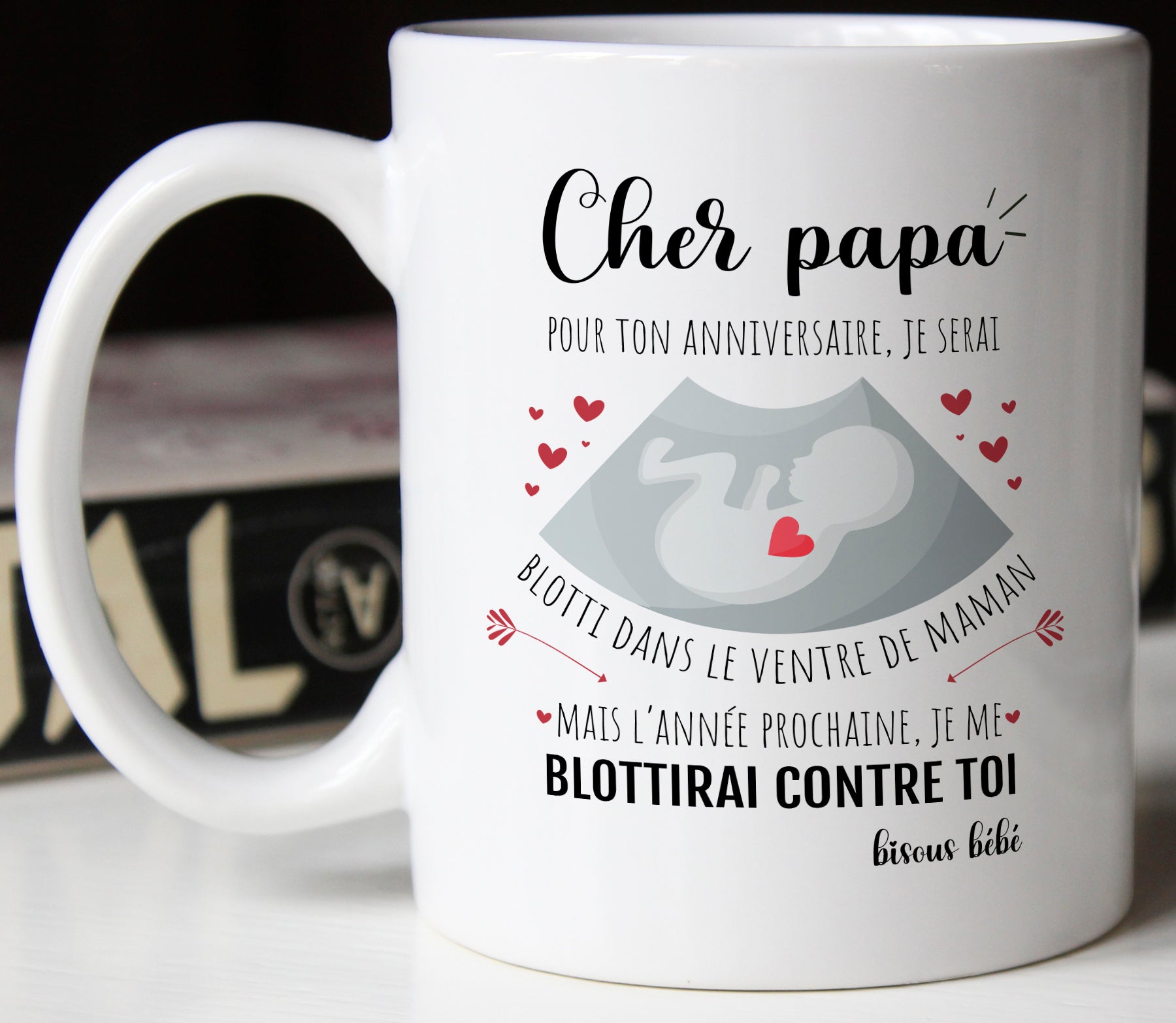 Mug Annonce Grossesse Cadeau Anniversaire Futur Papa Chaam Creations