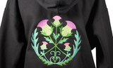 Scottish Thistle and Bagpipe Embroidered Sweatshirt