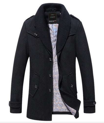 Contemporary Royal-Collared Luxe Winter Coat – U R B A N S T O X