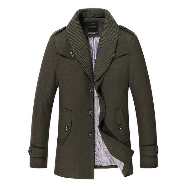 Contemporary Royal-Collared Luxe Winter Coat – U R B A N S T O X