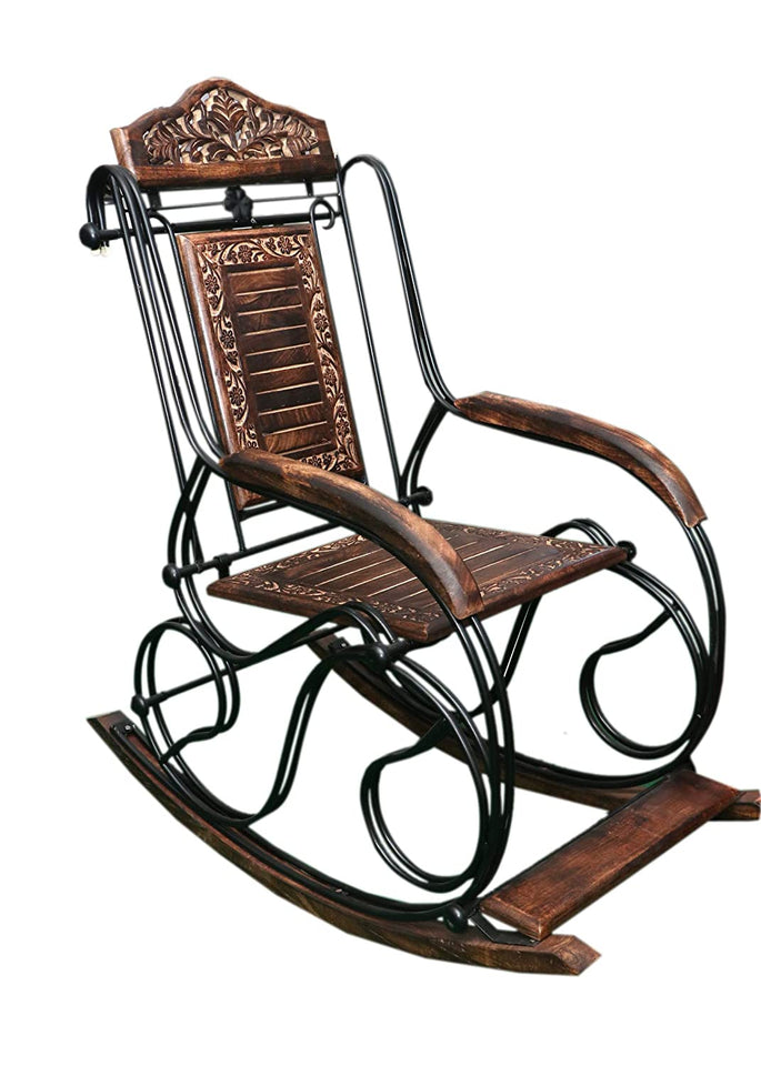 wrought iron rocking chairs