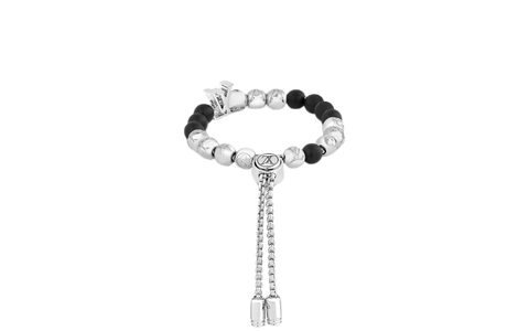 Louis Vuitton Damier Chain Bracelet Graphite Silver/Black (Myrtle