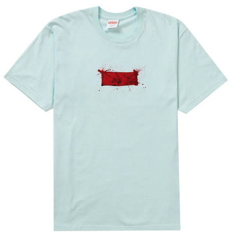 Supreme Ralph Steadman Box Logo Tee Heather Grey (Wilmington