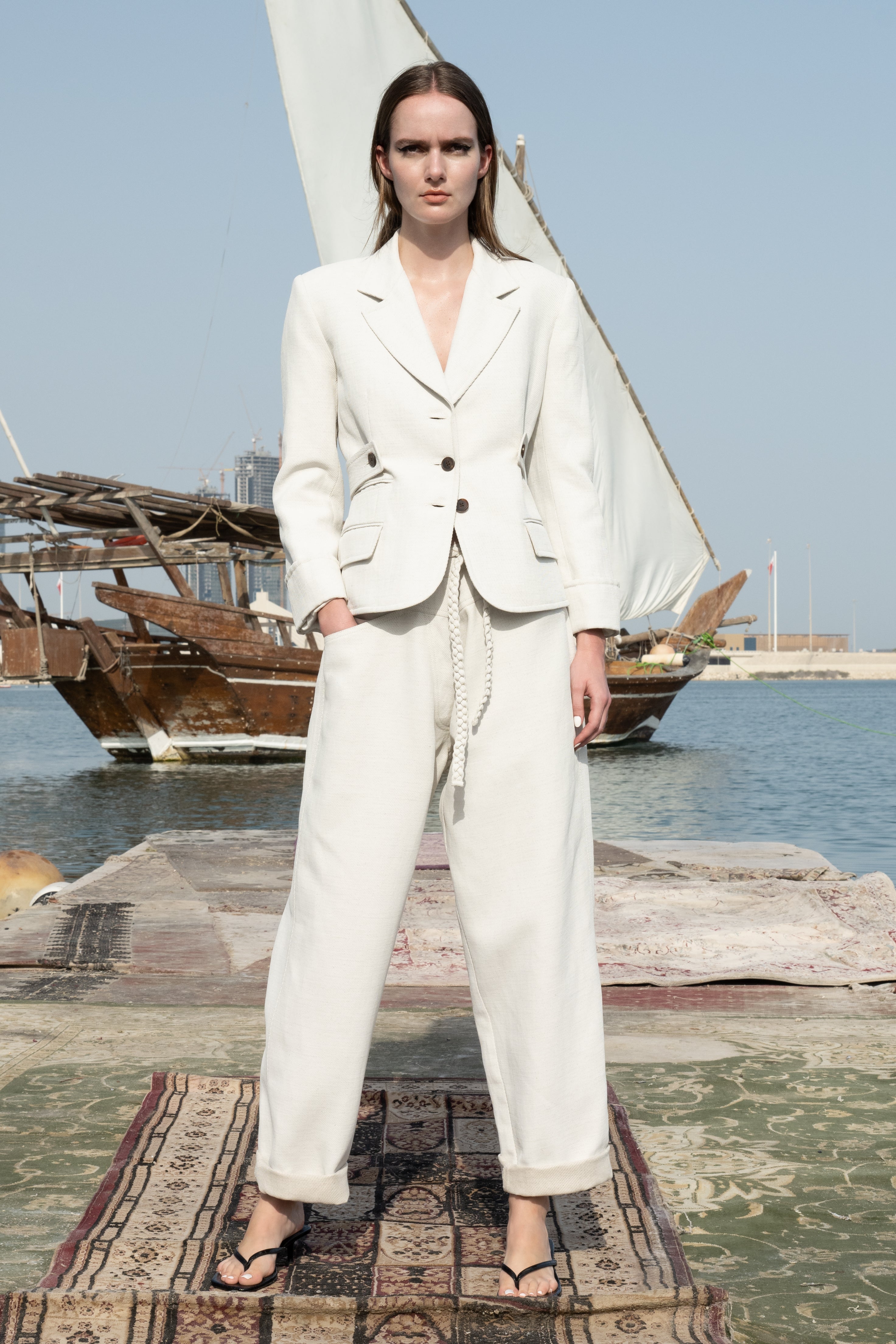 Tippy Jacket in Chalk White