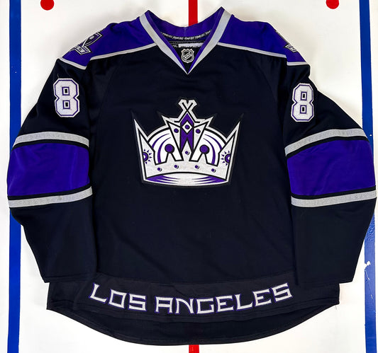 Game Worn Burger King Ontario reign Monarchs jersey LA Kings jersey AHL 56