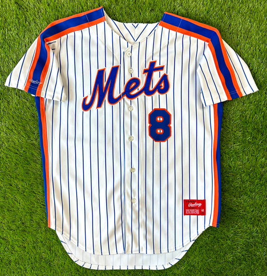 Vtg Black Pro Player New York Mets #31 Mike Piazza MLB Cotton Jersey Shirt  Sz XL