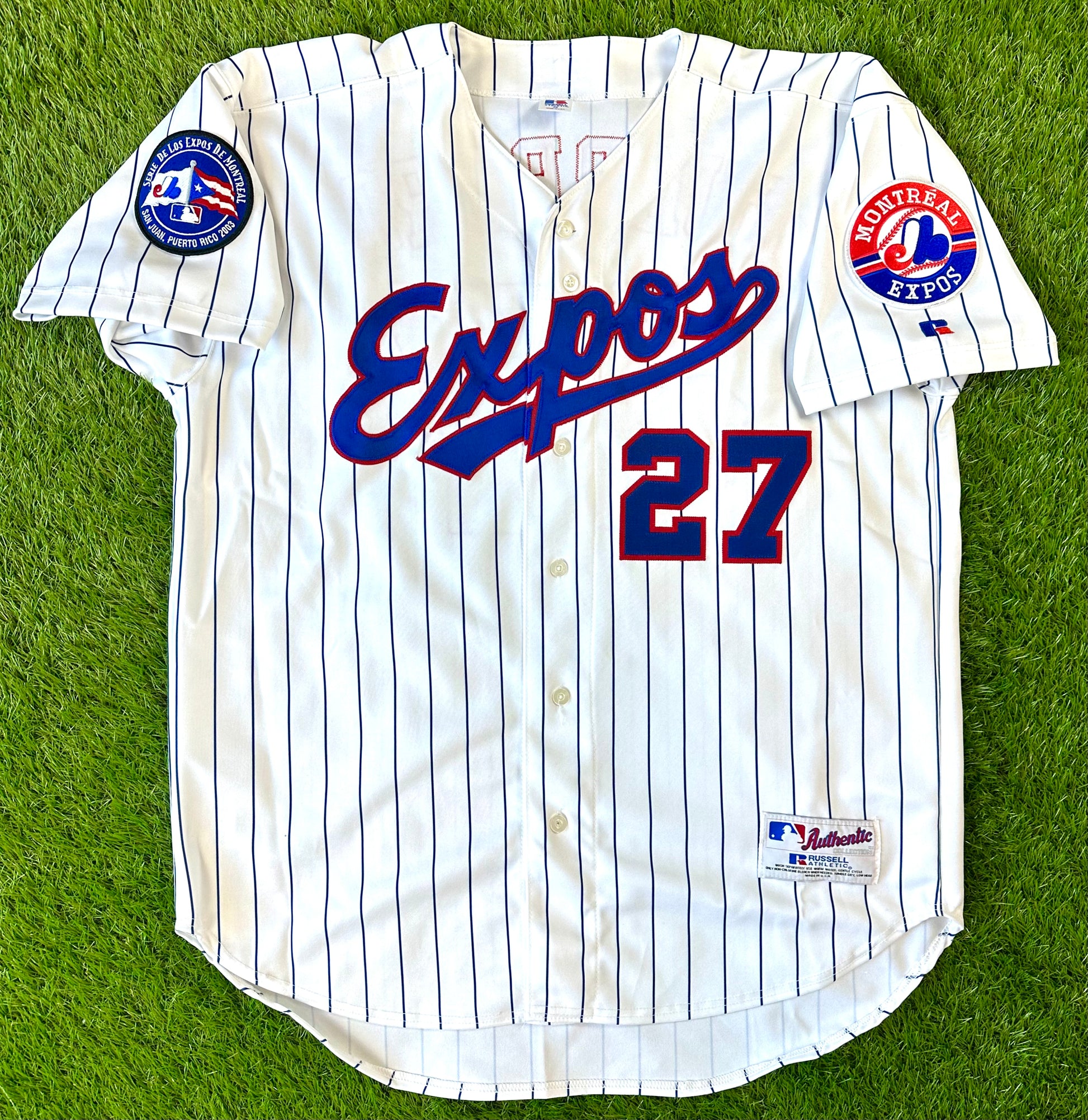 Montreal Expos 2003 Vladimir Guerrero MLB Baseball Jersey (48/XL