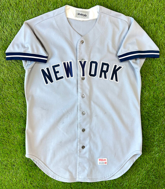 Majestic New York Yankees DEREK JETER 1996 World Series Baseball Jerse –