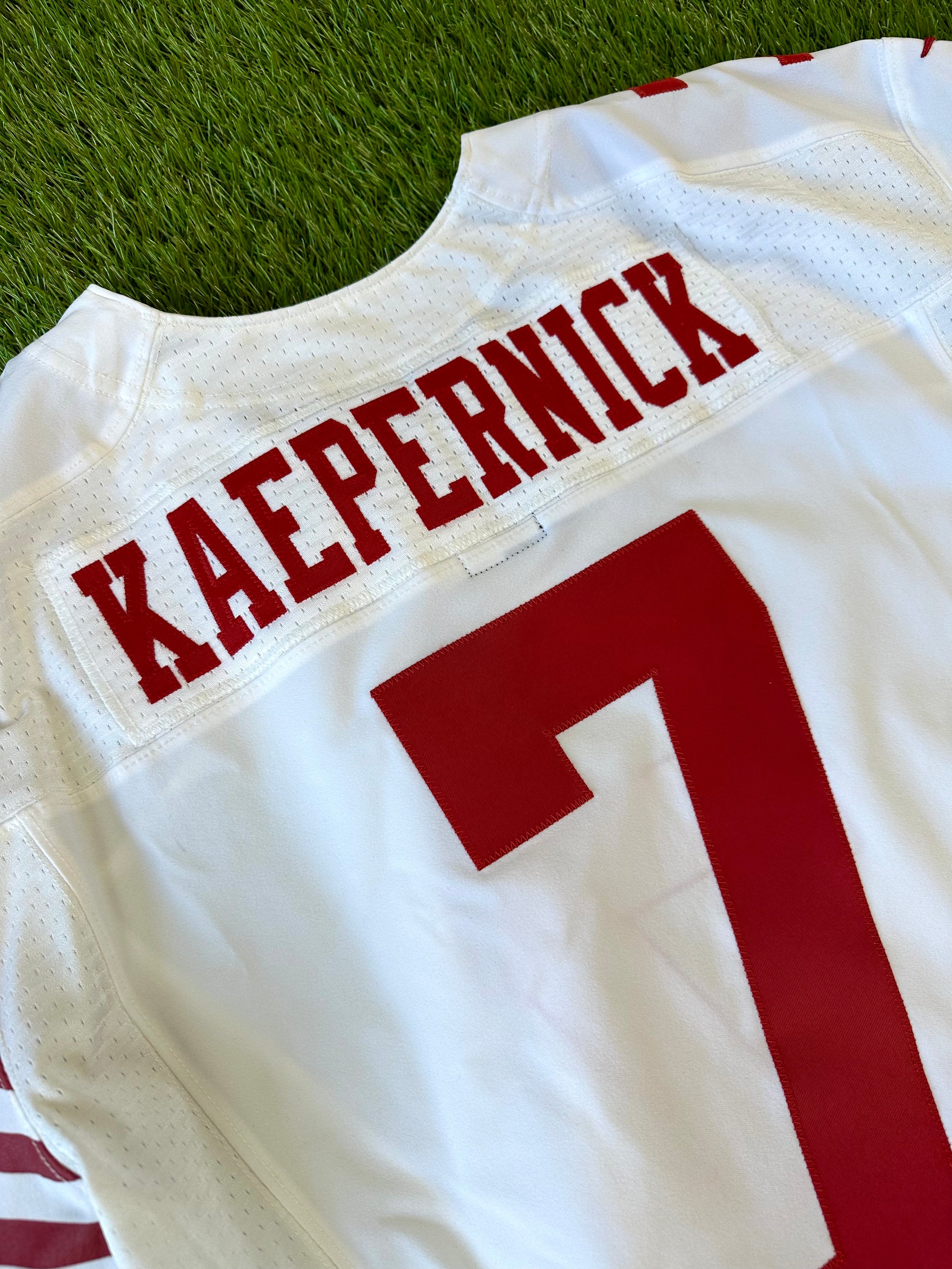 Colin Kaepernick's Game-Worn 2013 NFL Playoffs 49ers Jersey