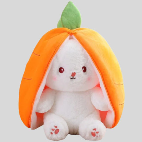 Doudou bébé - lapin orange