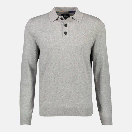 Navy Plain-Colored – Long-sleeve, T-Shirt Lerros, Naboulsi Distinction