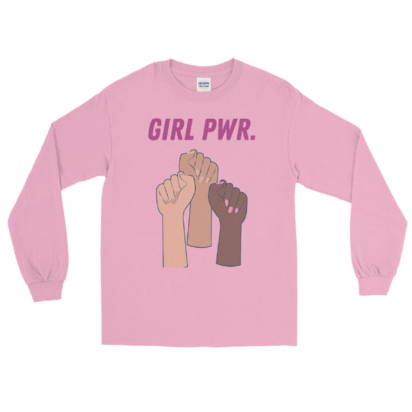 Girl PWR. Womens Long Sleeve Shirt
