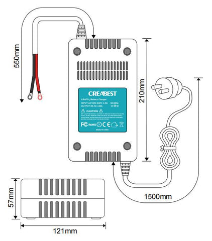 Chargeur LiFePO4