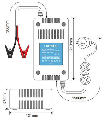 Chargeur LiFePO4