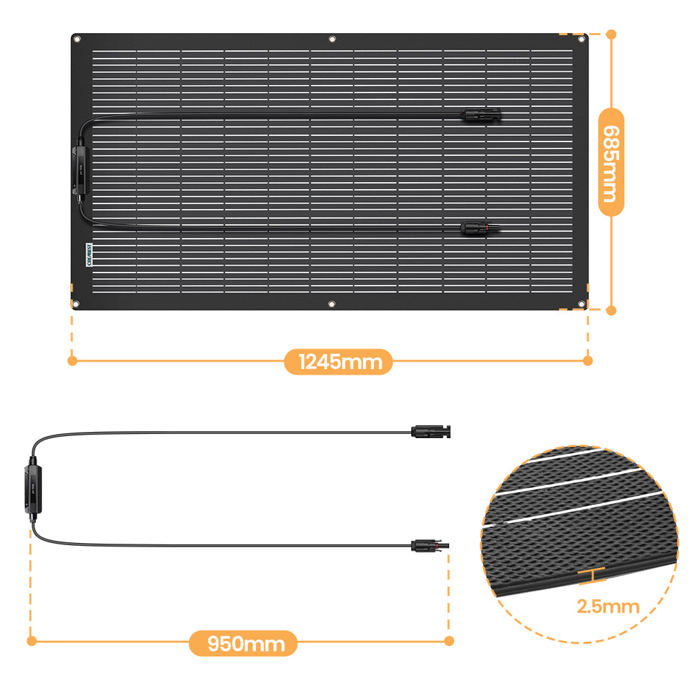 Flexible Solar Panel 150W