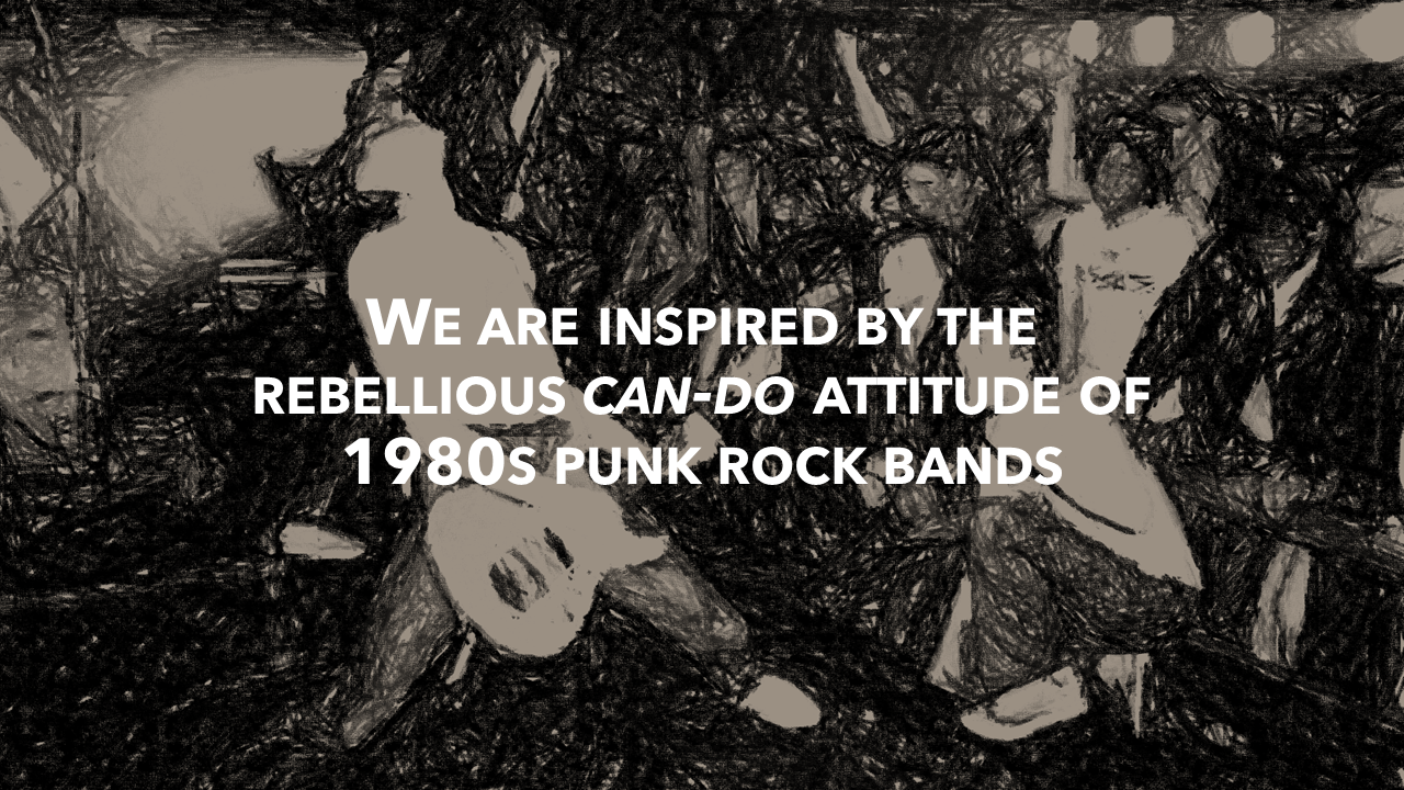 We at Fe226 are inspired by the rebellious can-do attitude of 1980s punk rock bands | Fe226 Brand Manifesto