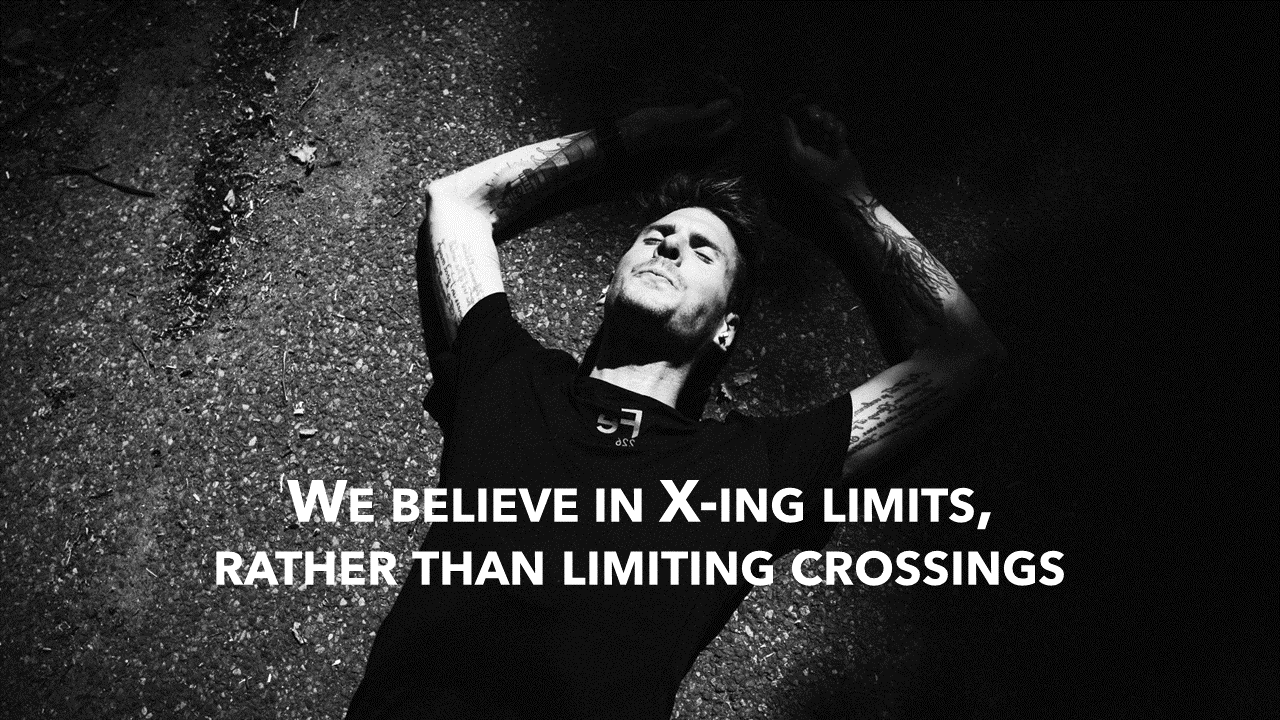 We at Fe226 believe in X-ing limits, rather than limiting crossings. According to this sustainable approach we develop our sportswear