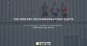 triathlon reader's test and review of Fe226 TEM Running Shirt