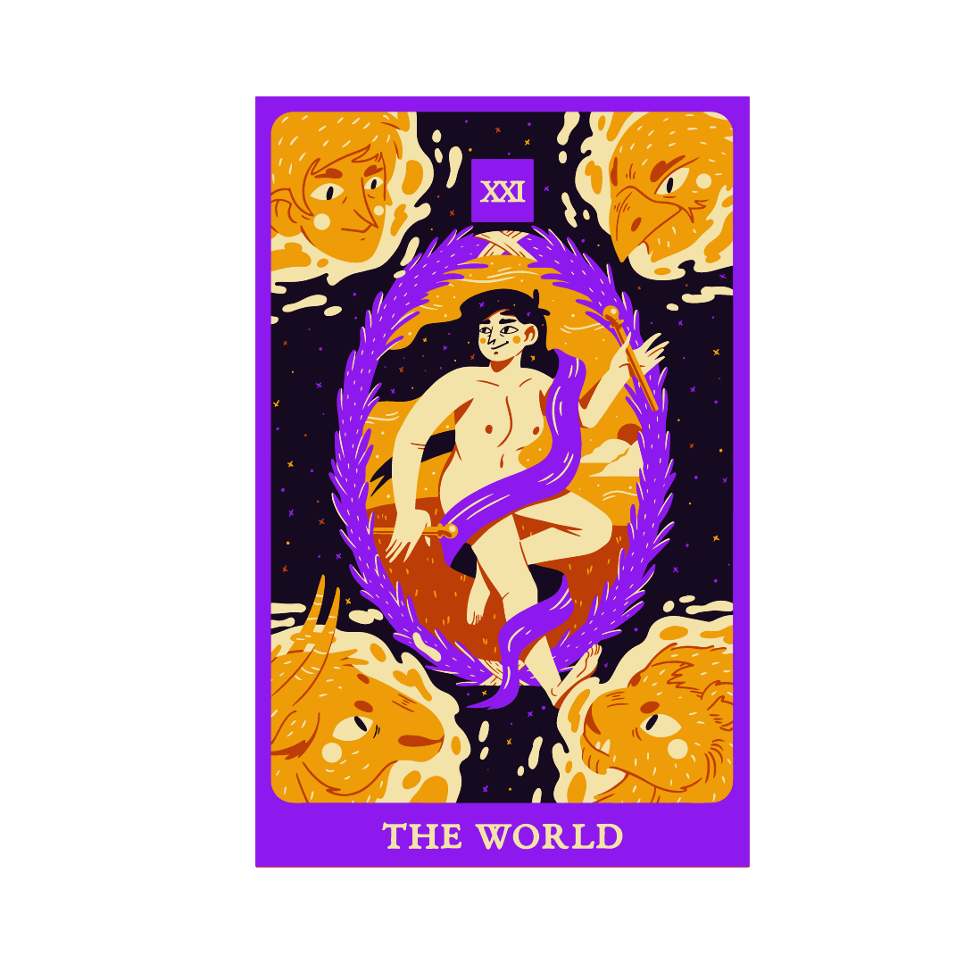 The World Tarot Card