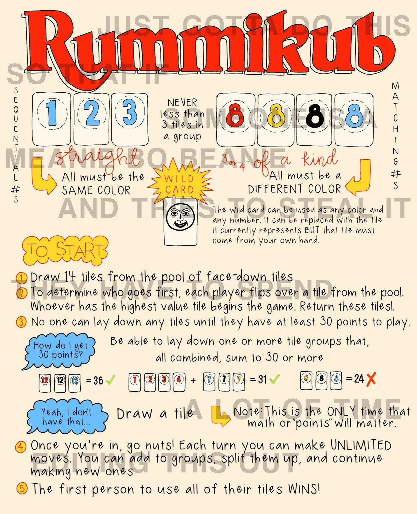travel rummikub instructions