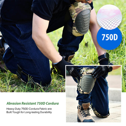 abrasion-resistant knee pads