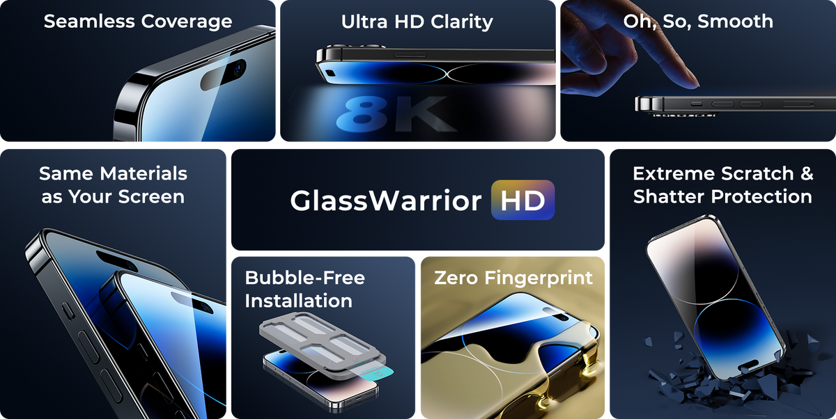 Mica Benks Glass Warrior Sapphire Para iPhone 15 Pro 6.1