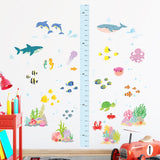 Under the Sea Height Chart Wall Stickers
