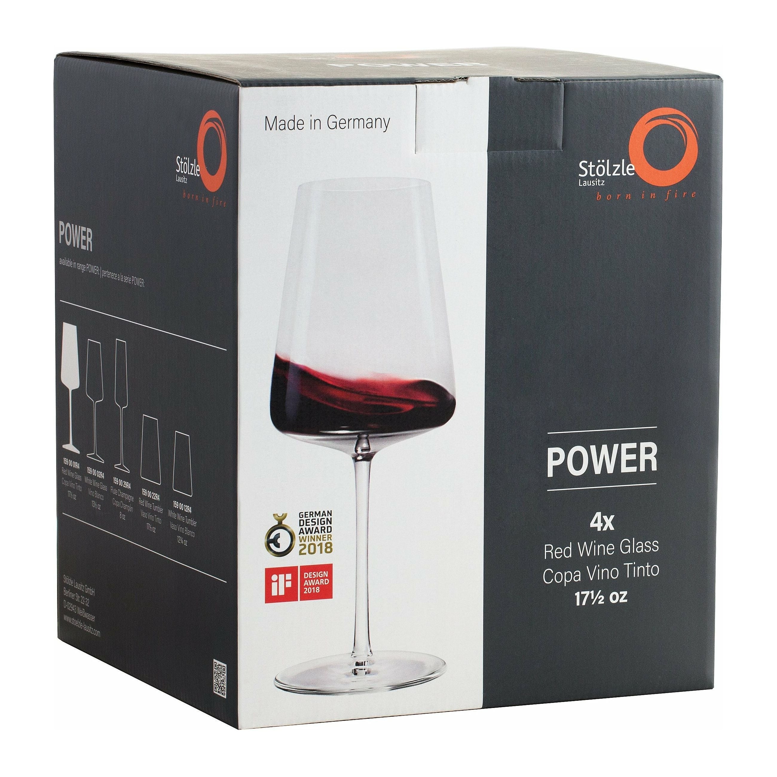 stolzle power wine glasses