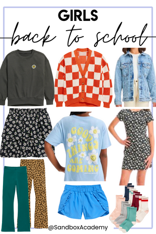 back to school shopping clothes for girls