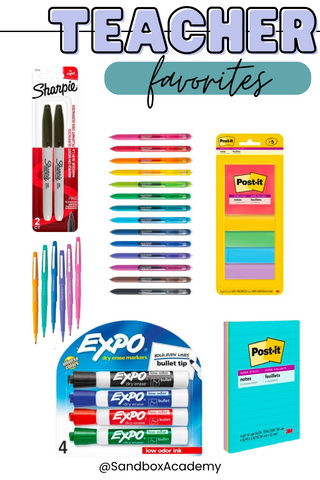 back to school supplies teacher favorites