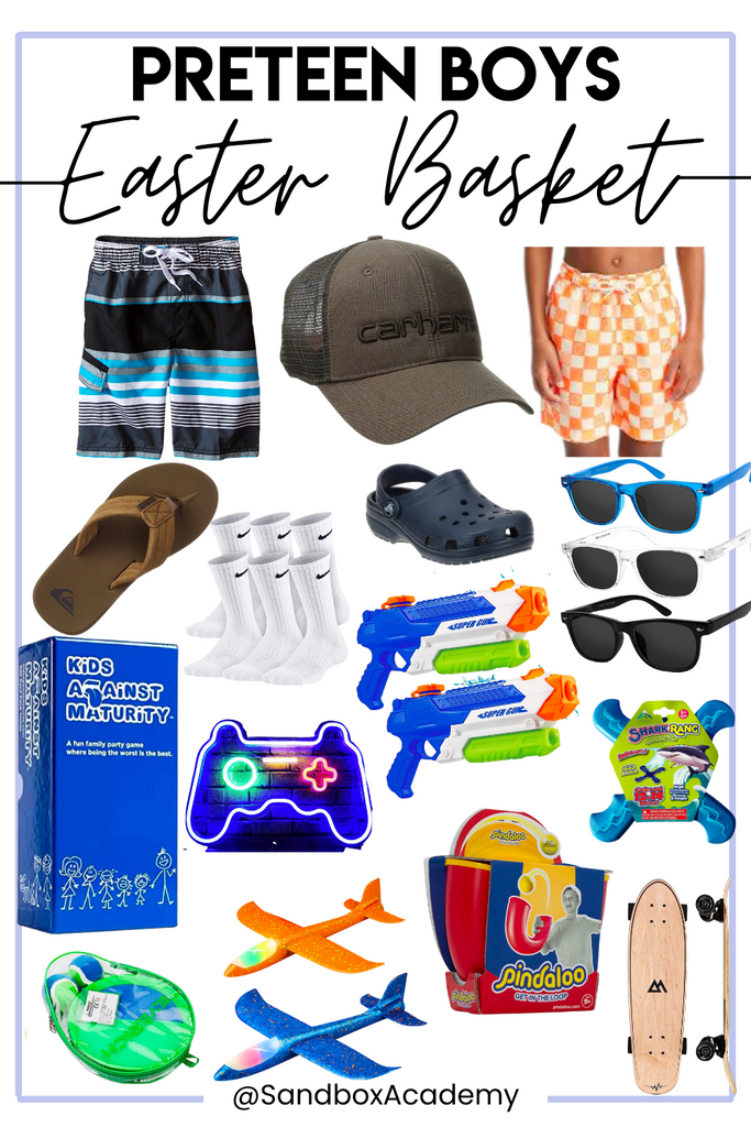 preteen boy easter basket filler ideas