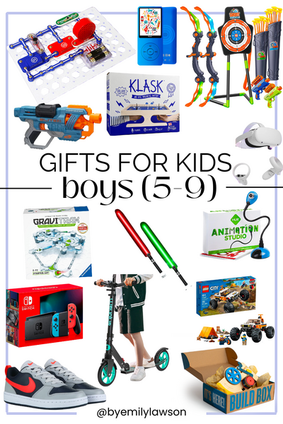 gift ideas for boys 5-9