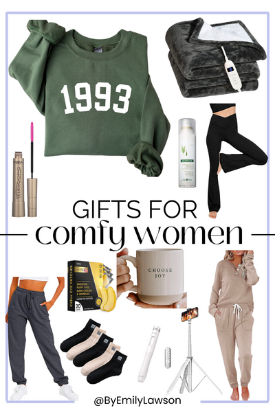 gift guide for women who love cozies
