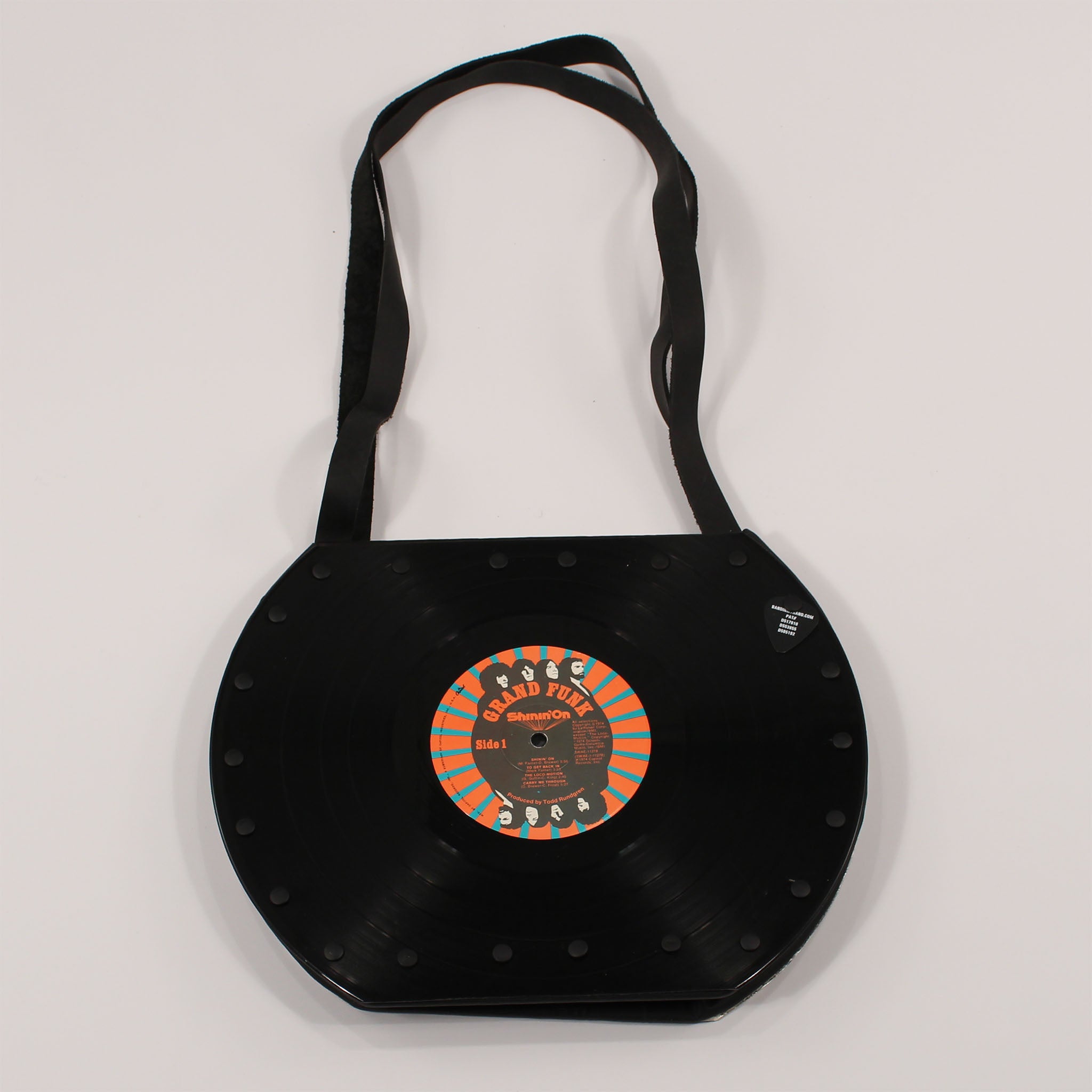 Vintage Handbag Made From Recycled Vinyl Records 
