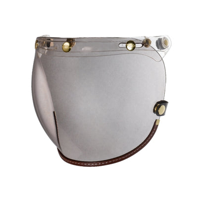 Picture of FETURE BUBBLE VISOR BROWN LEATHER STRAP