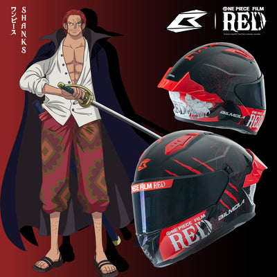 Picture of BILMOLA NEX R ONE PIECE FLIM RED FULL FACE HELMET