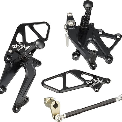 Picture of OVER RACING BACK STEP 4 POSITION REAR SET FOR NINJA400 18- BLACK #51-722-01B
