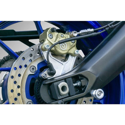 Picture of OVER RACING REAR CALIPER BREMBO 2P SUPPORT SILVER FOR MT09 17-/R7 22- [83-451-21]