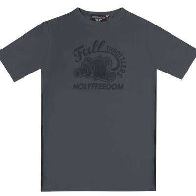 Picture of HOLYFREEDOM T-SHIRT CANNA DI FUCILE - DEEP GREY