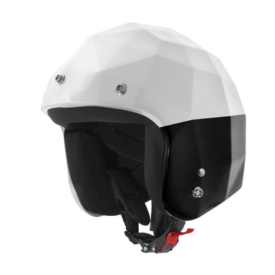 Picture of HOLYFREEDOM OPEN FACE HELMET STEALTH - BLACK/WHITE