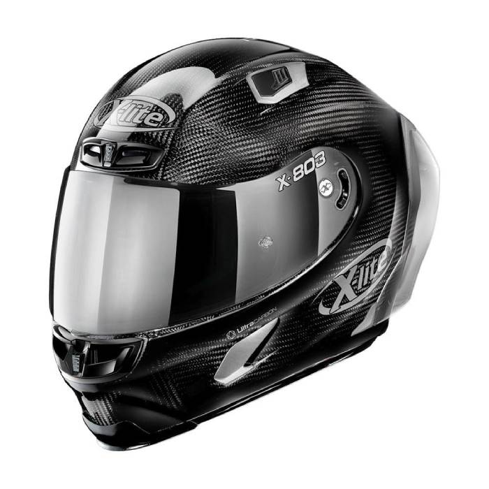 X-LITE X-803 RS ULTRA CARBON #44 全罩式頭盔—銀色版本| Helmetking 